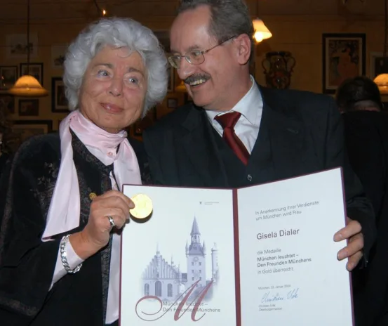 Gisela Schwabinger in jungen Jahren